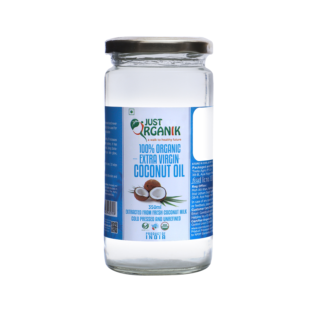 Organic Extra Virgin Coconut Oil