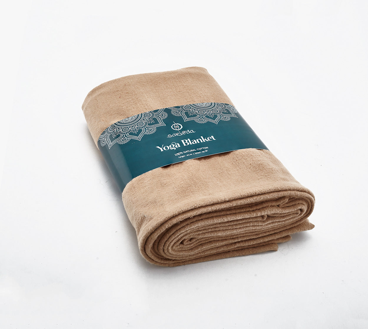 Sarveda Yoga Blanket | Organic Cotton | Brown