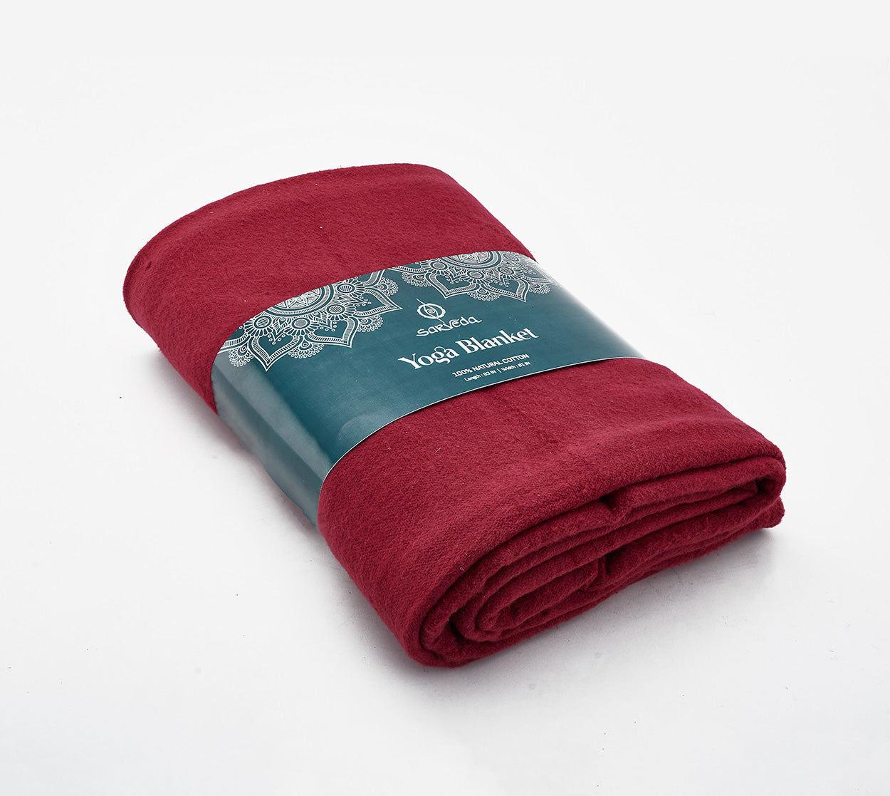 Sarveda Yoga Blanket | Organic Cotton | Magenta