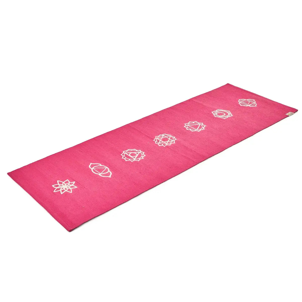 Sarveda Yoga Mat-Chakras- High Grip Pink