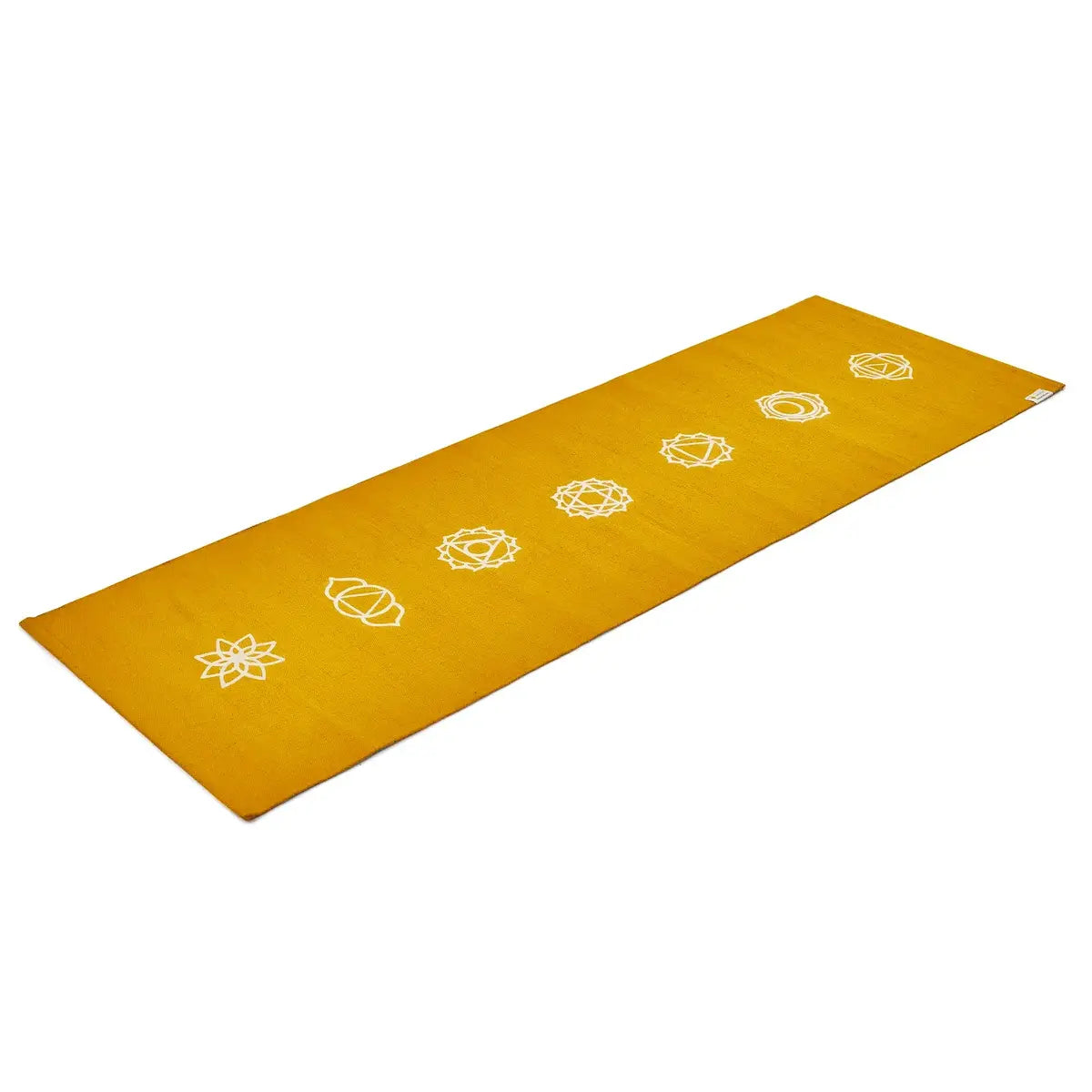 Sarveda Yoga Mat- Chakras-  High Grip -Yellow