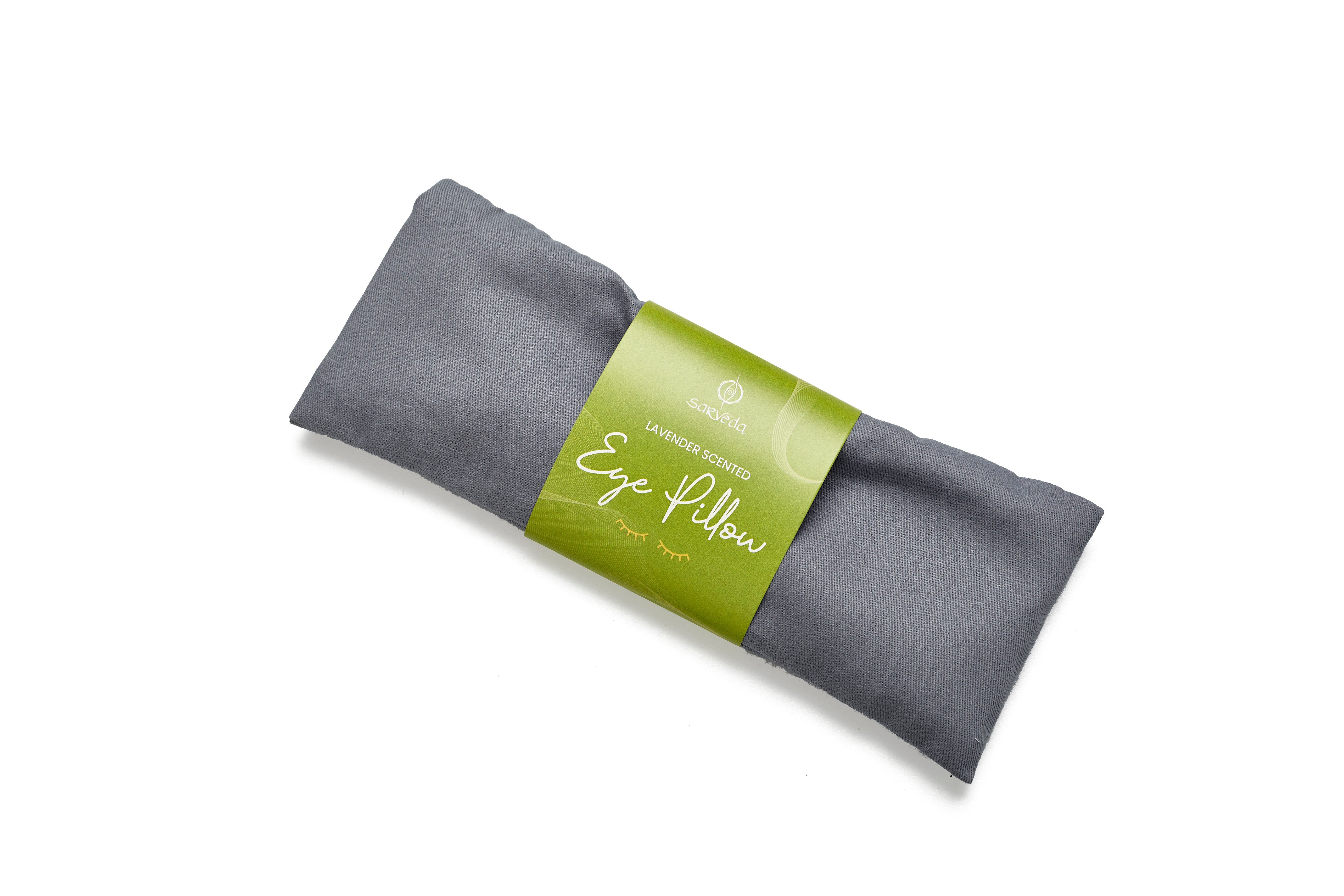 Sarveda Lavender Scented Eye Pillows for Yoga, Meditation and Relaxation | Grey