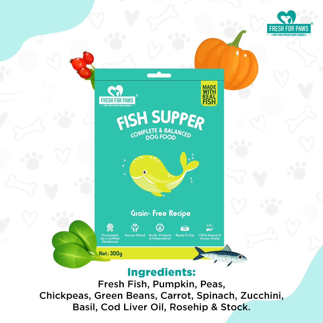 Fresh For Paws Fish Supper Dog and Cat Food