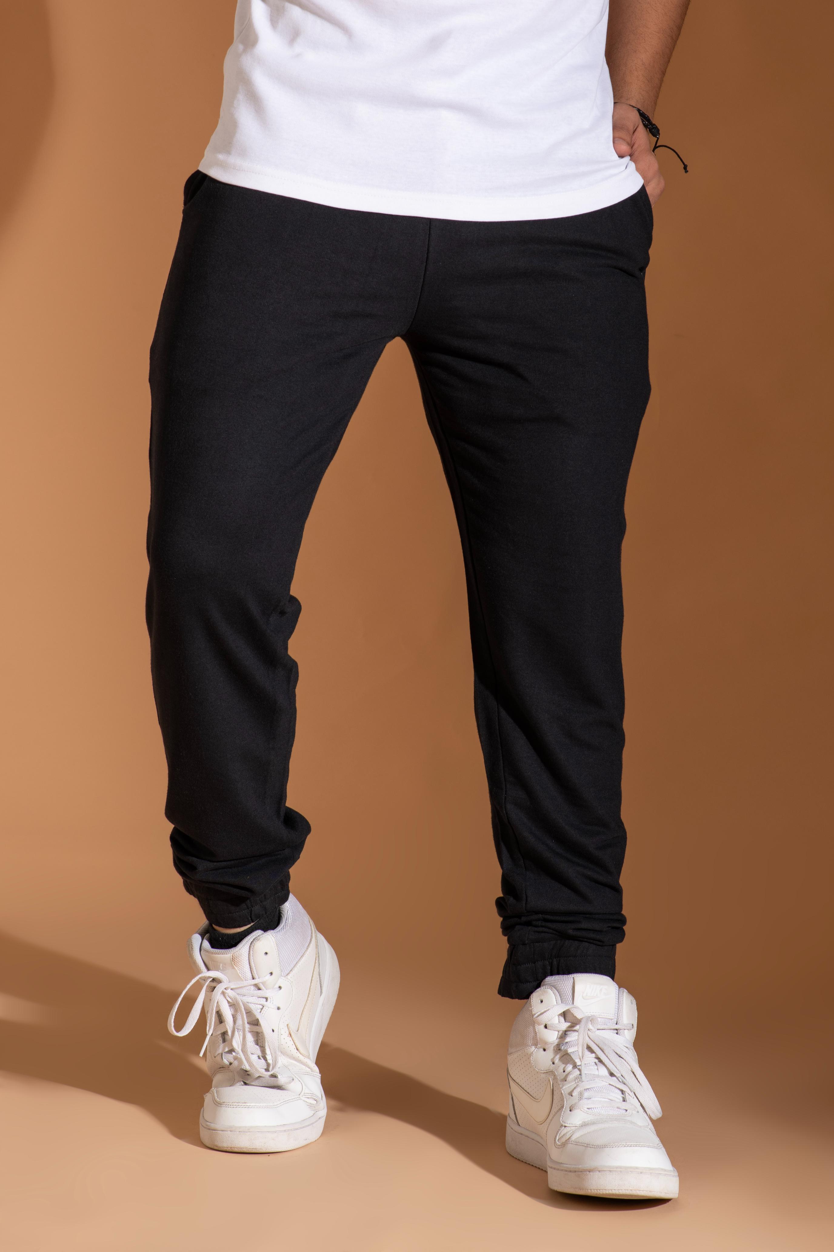 Bambians Men Track Pants-Black