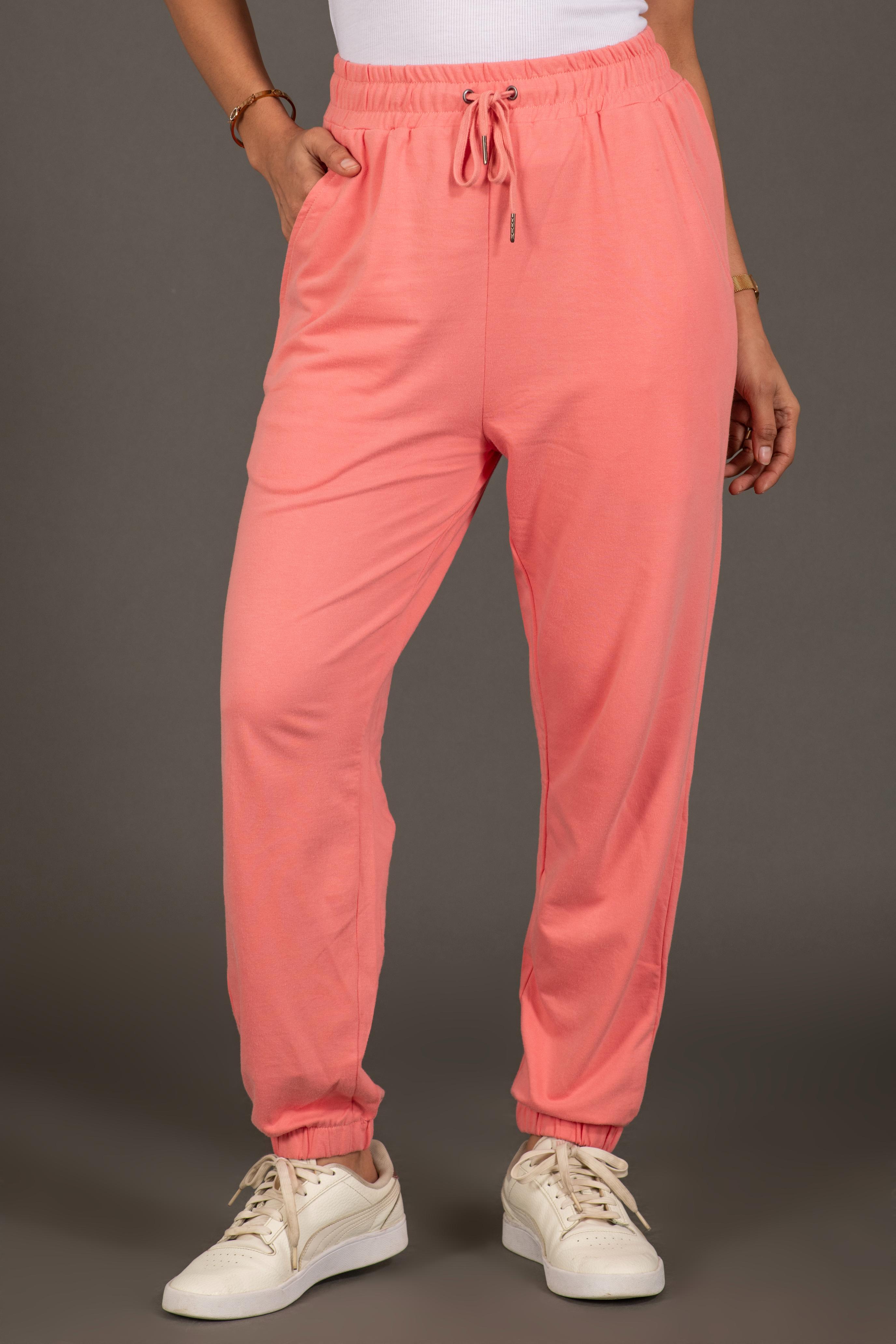 Bambians Women Track Pants-Pink