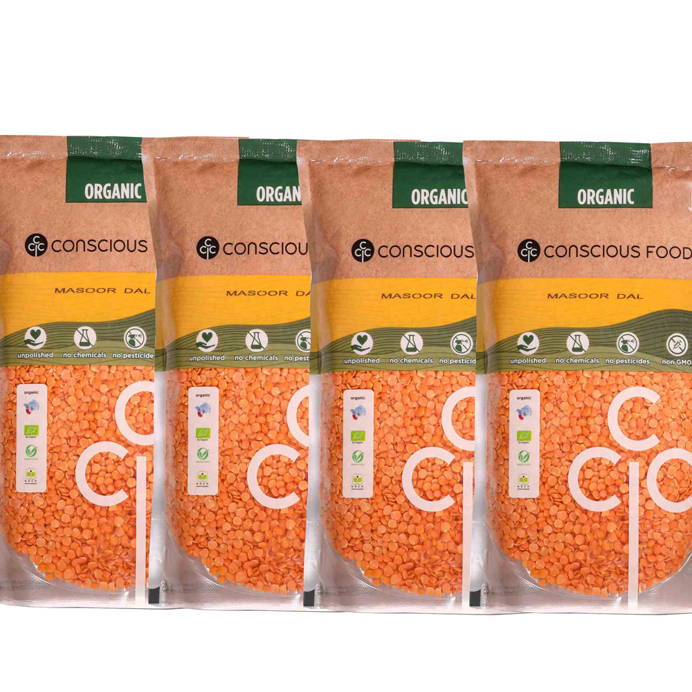 Conscious Food Red Lentil (Masoor Dal) 500g