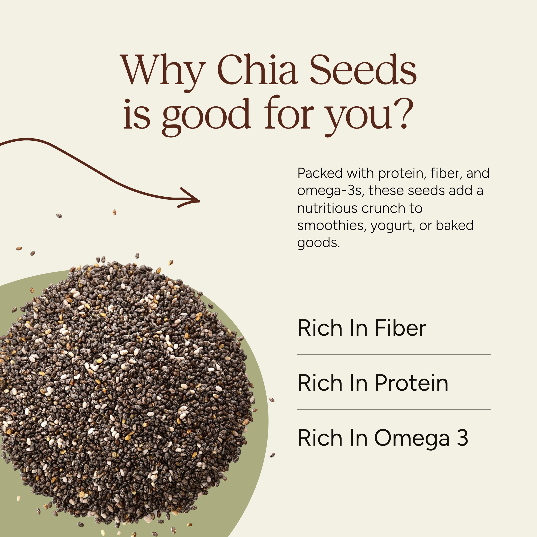 Soil Origin Chia Seeds - 250 Gm