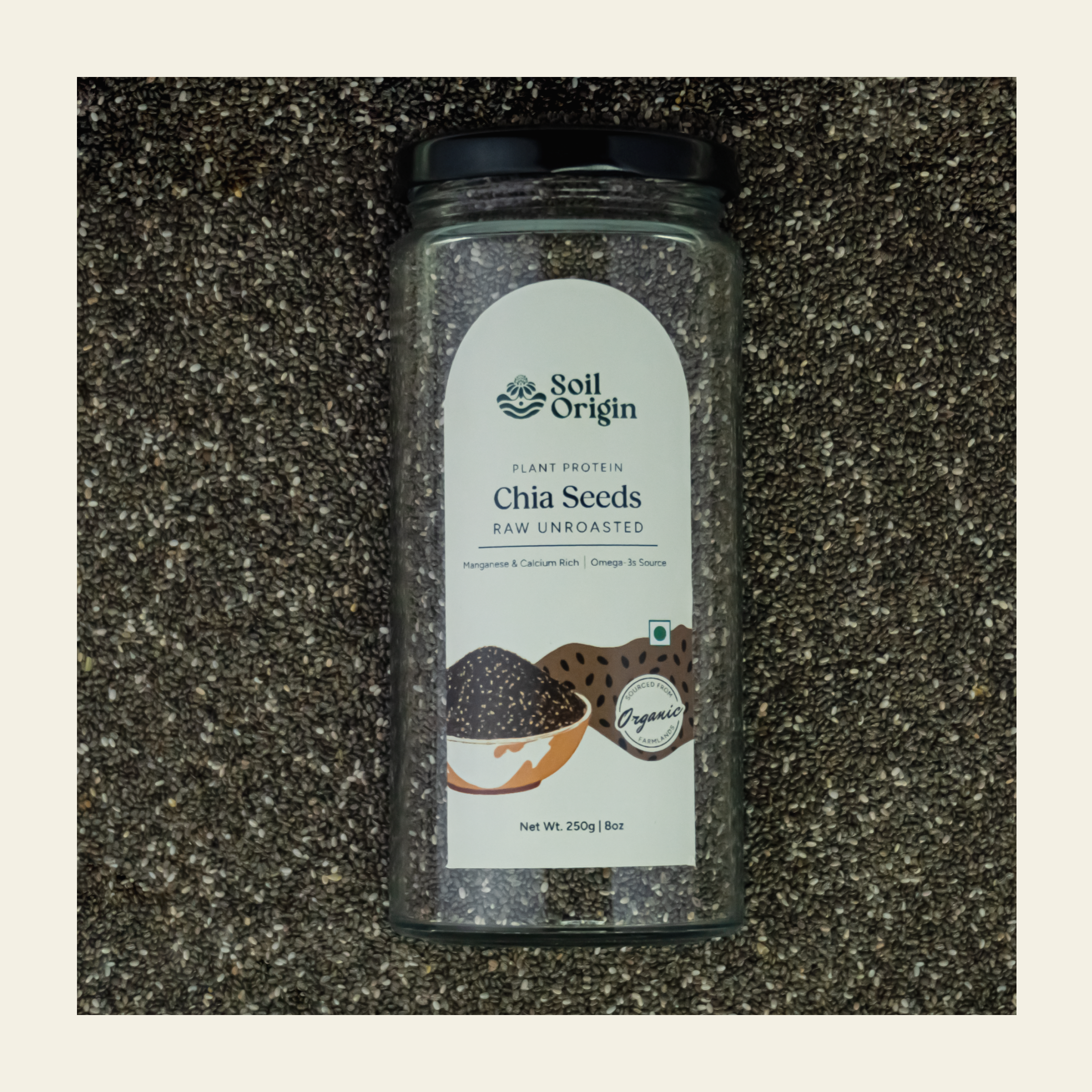 Soil Origin Chia Seeds - 250 Gm