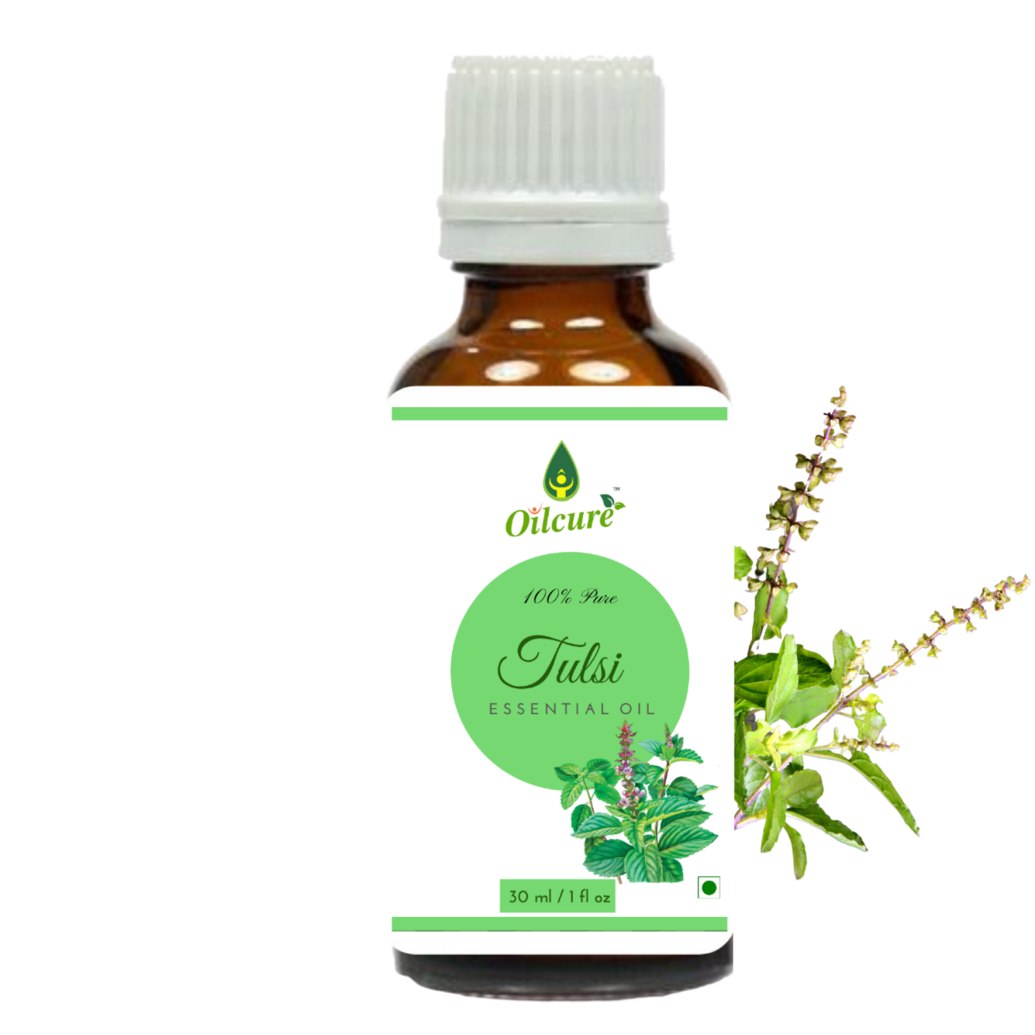 Oilcure Tulsi essential Oil - 30 ml