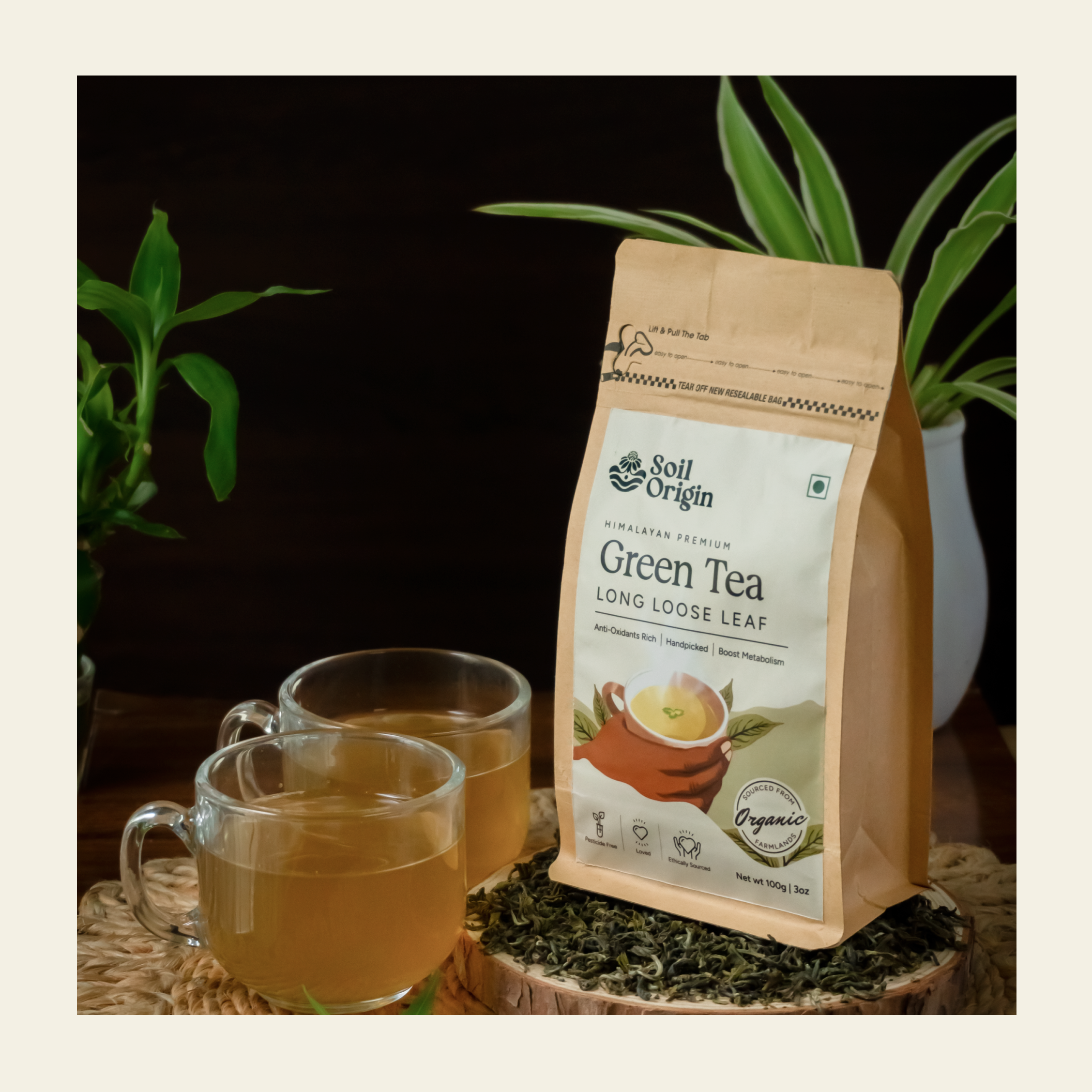 Soil Origin Himalayan Green Tea - 100 Gm