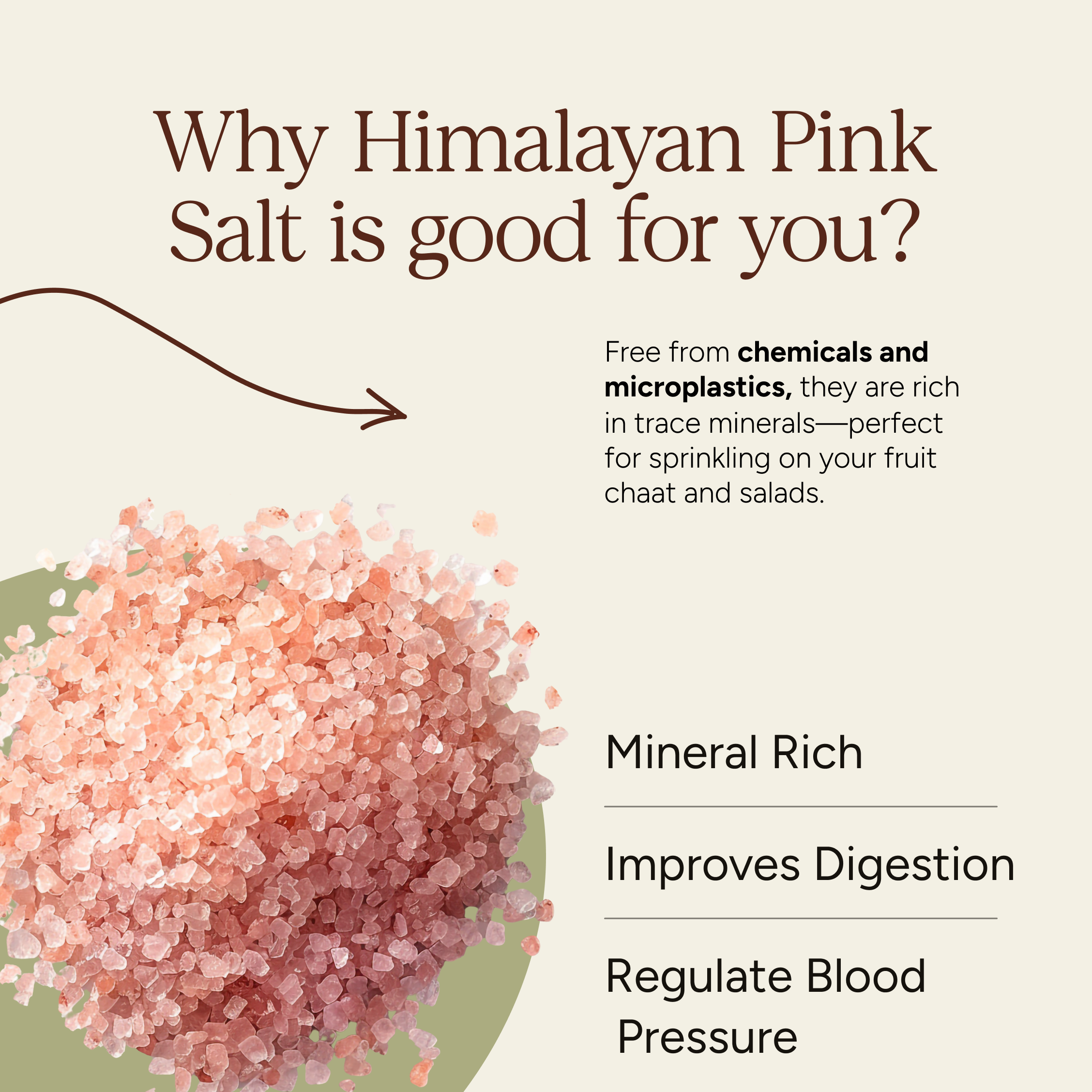 Soil Origin Pink Himalayan Salt - 500 Gm