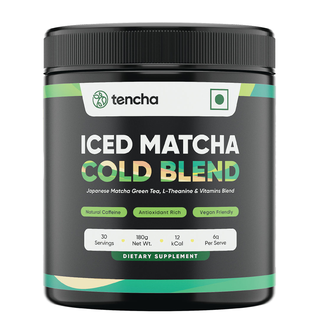 Tencha Iced Matcha Energy Drink, 30 Servings Jar, 180 GM