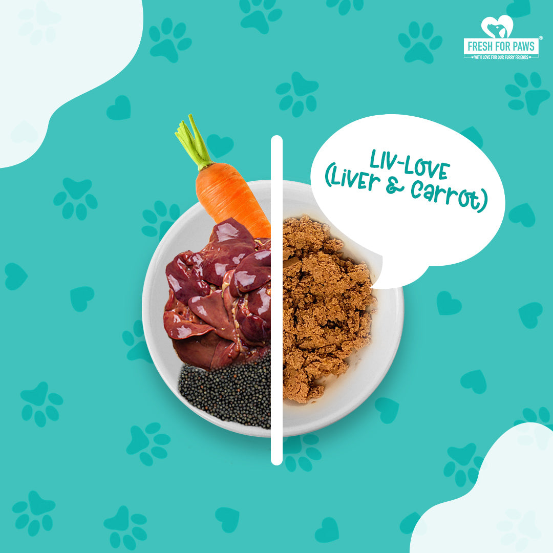 Fresh For Paws Liv Love Carrot Dog and Cat Food