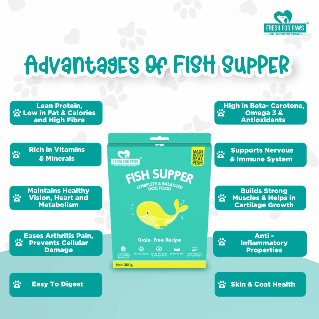 Fresh For Paws Fish Supper Dog and Cat Food