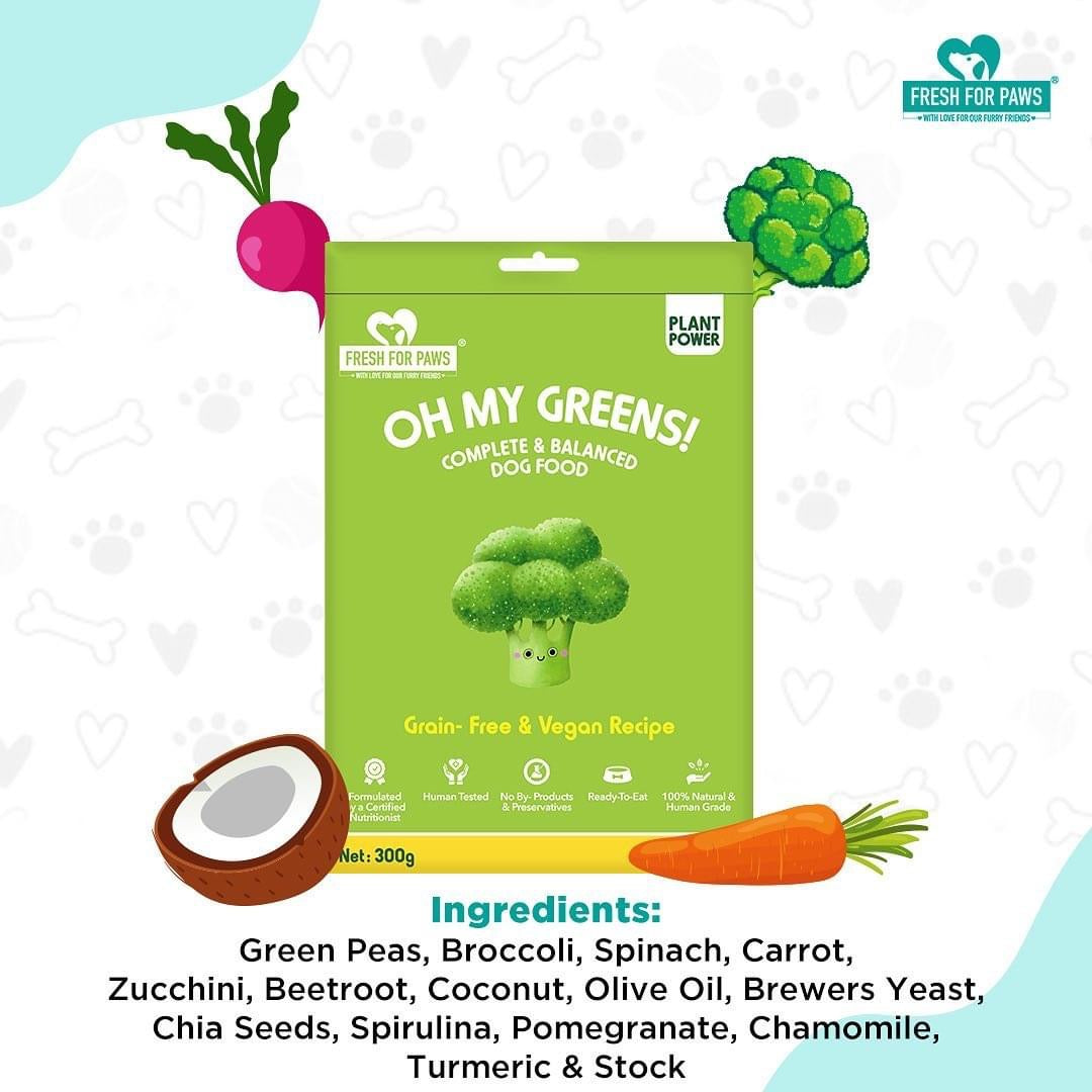 Fresh For Paws Oh My Greens Dog Food