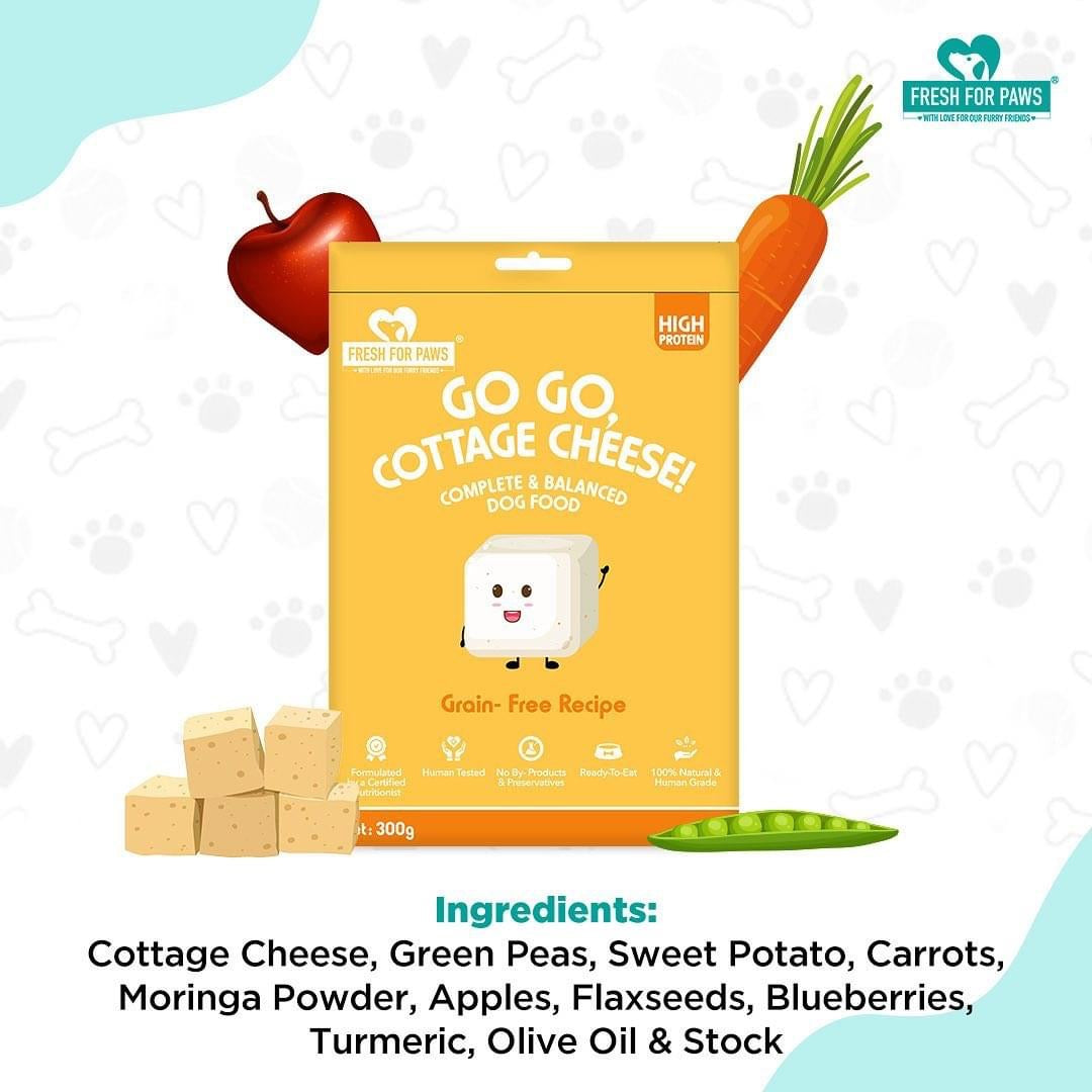 Fresh For Paws Go, Go, Cottage Cheese Dog Food