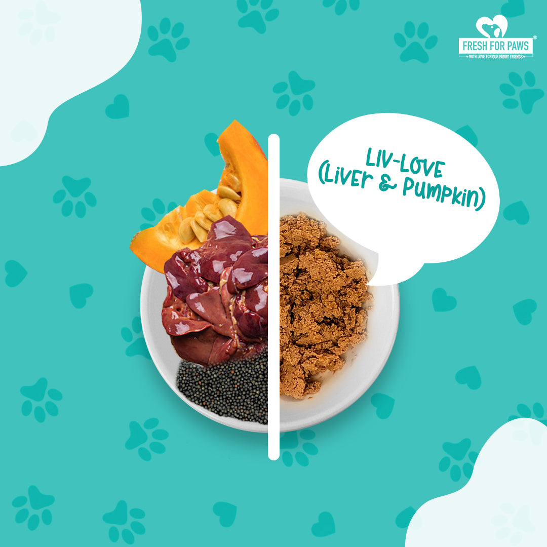 Fresh For Paws Liv Love Pumpkin Dog and Cat Food