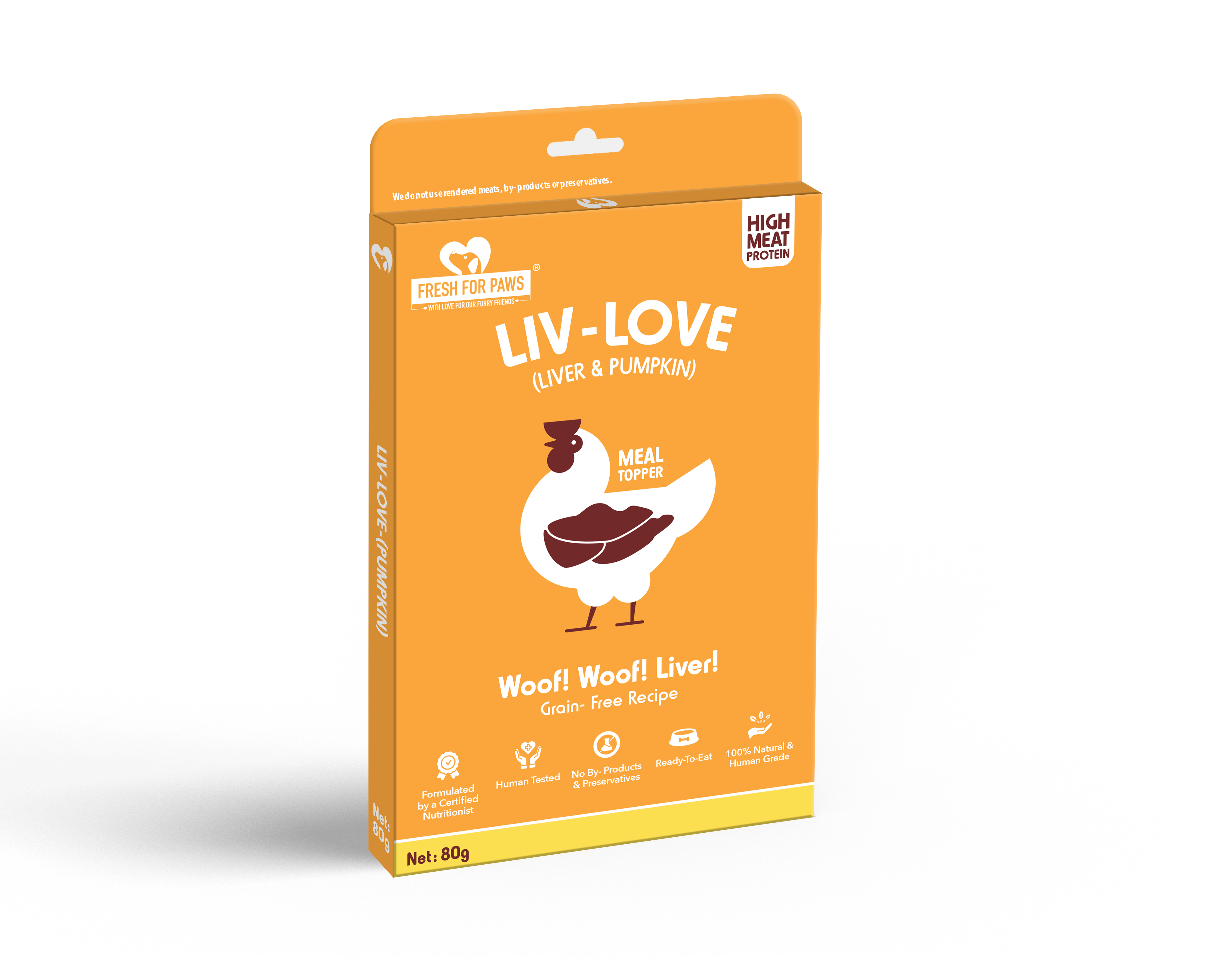 Fresh For Paws Liv Love Pumpkin Dog and Cat Food