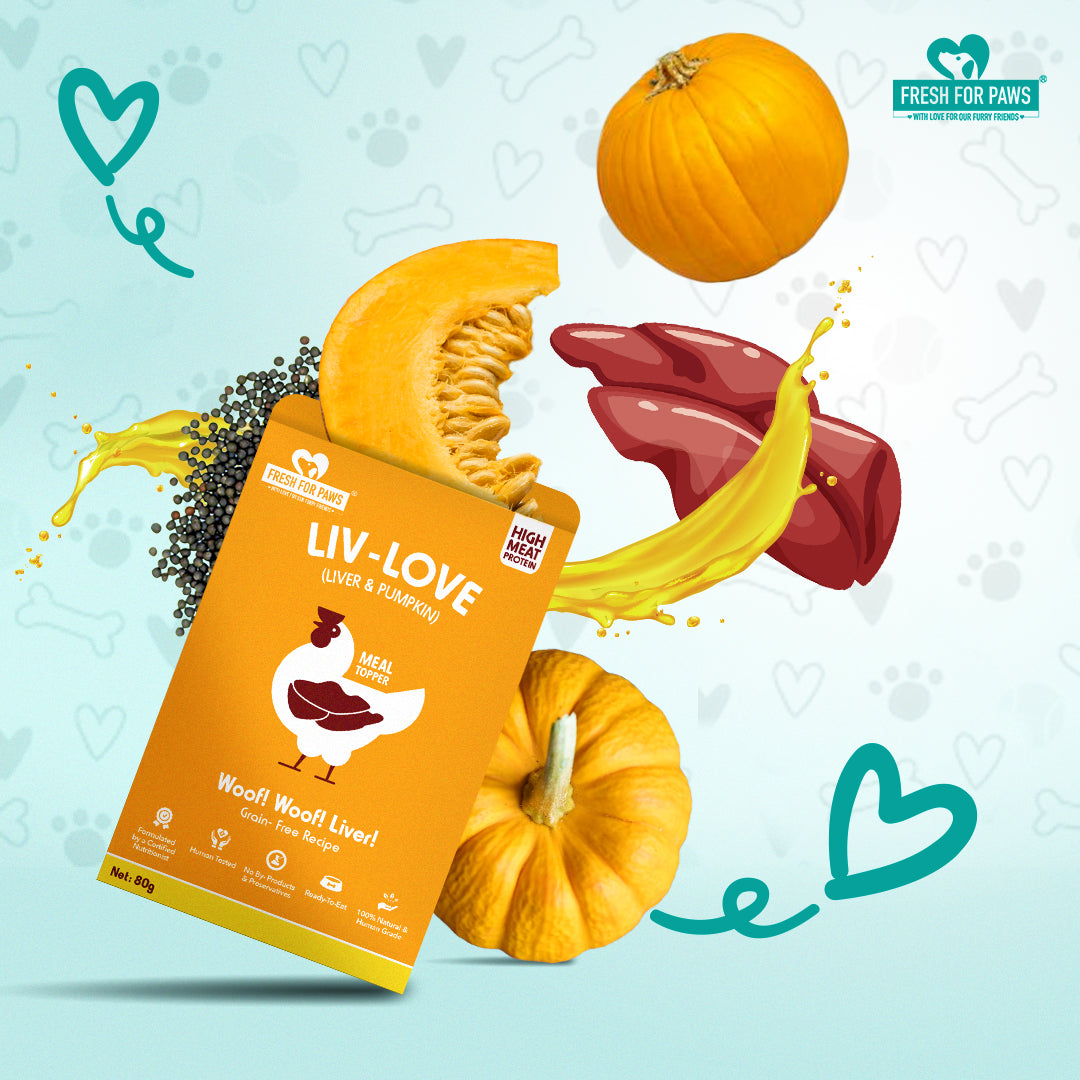 Fresh For Paws Liv Love Pumpkin Dog and Cat Food