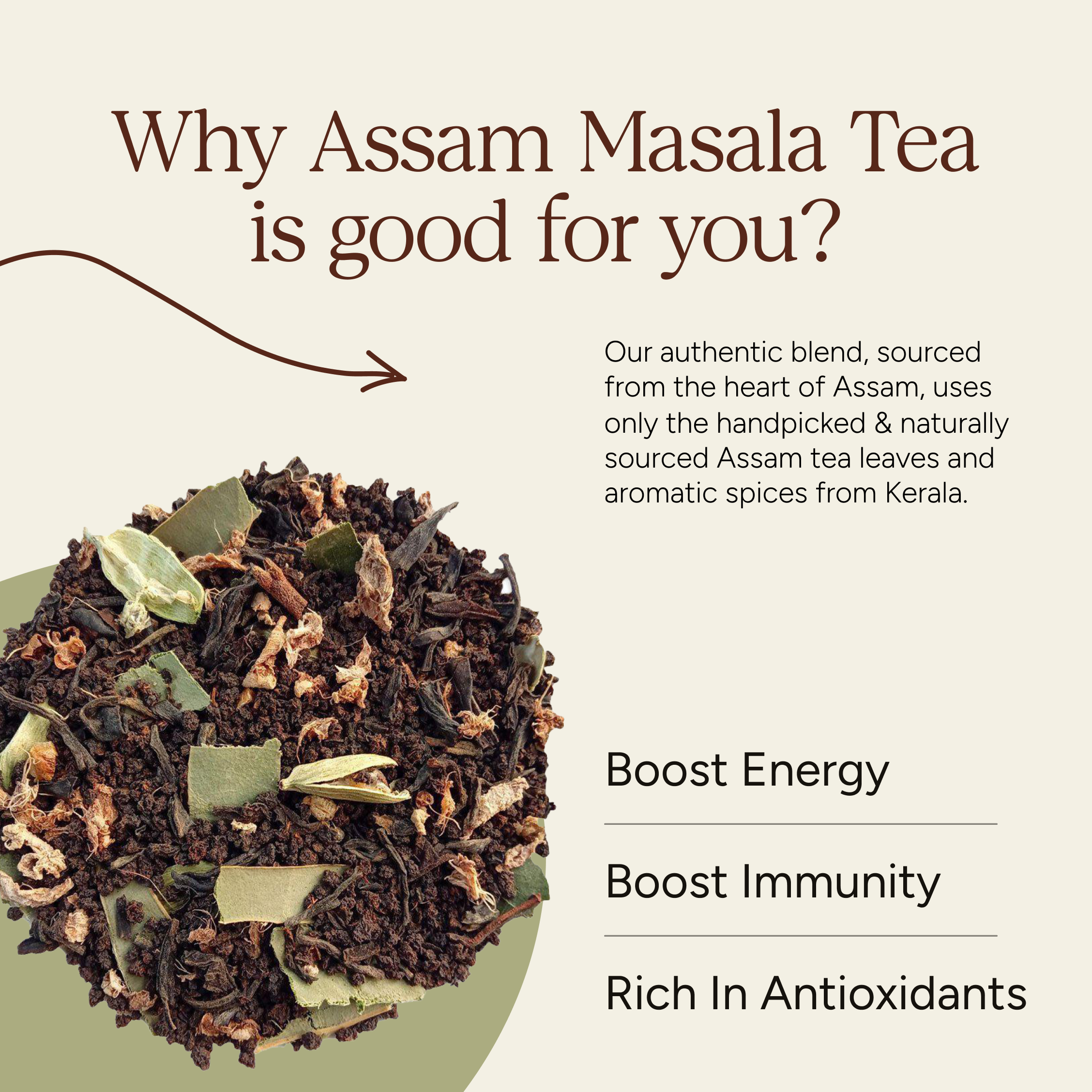 Soil Origin Assam Masala Tea (Kadak Chai)