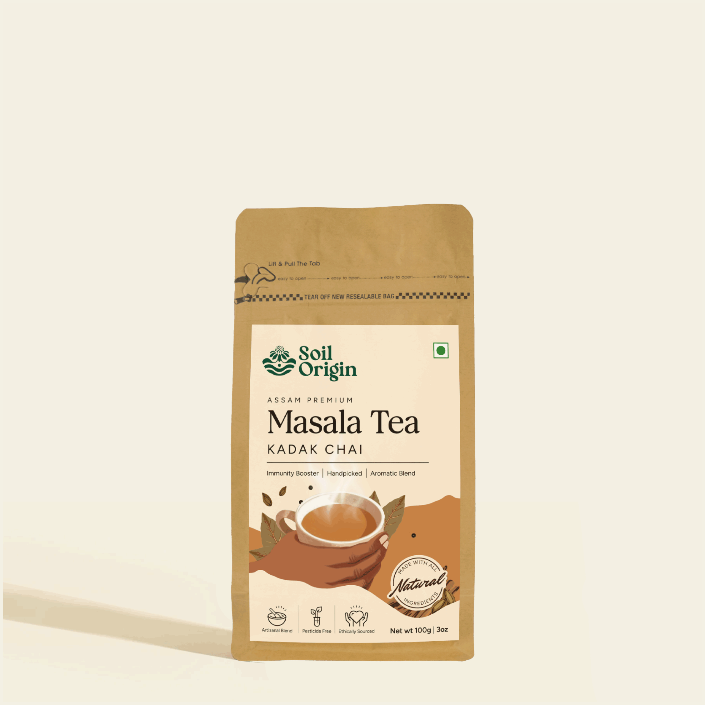 Soil Origin Assam Masala Tea (Kadak Chai)