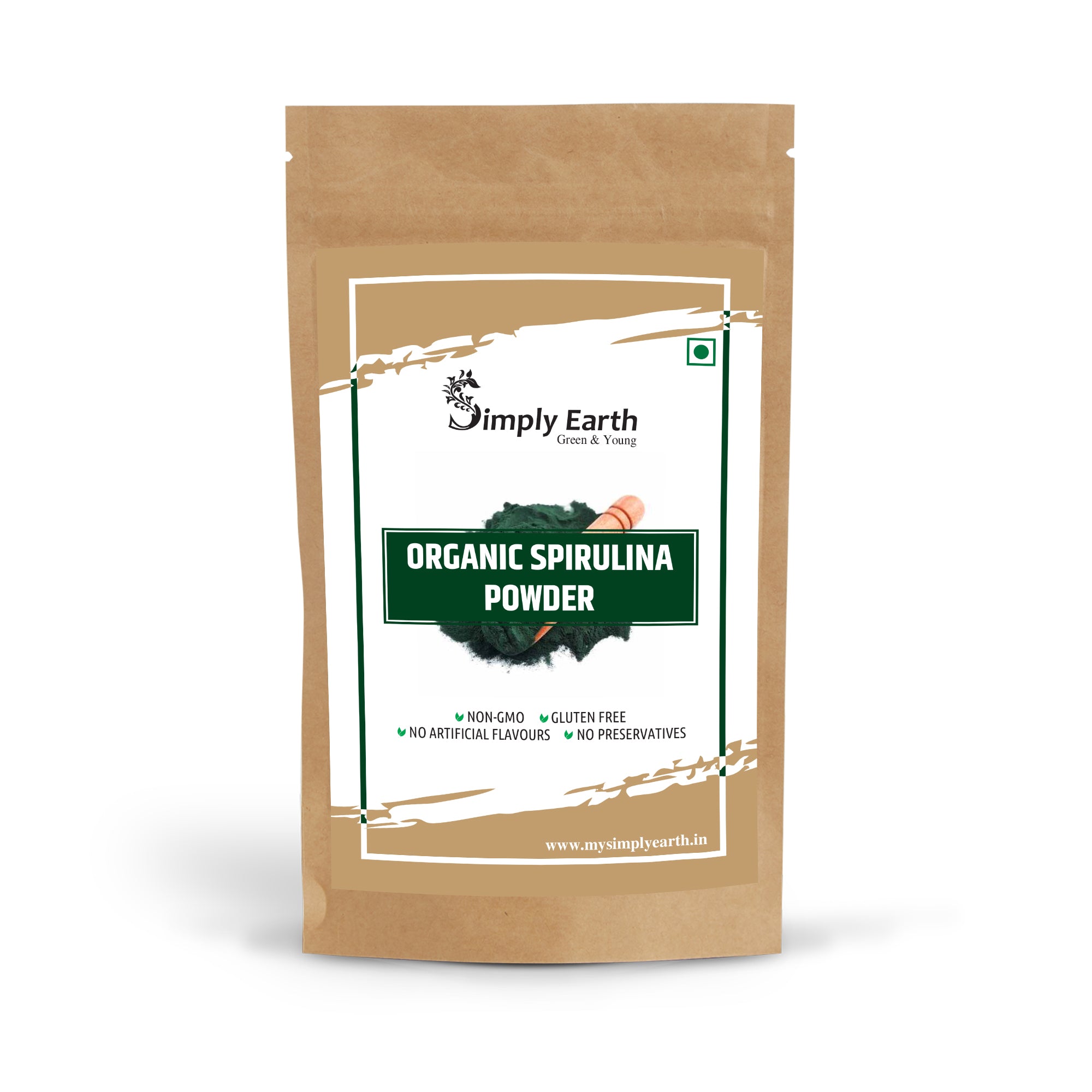 Simply Earth Organic Spirulina Powder - 100g Veg Powder