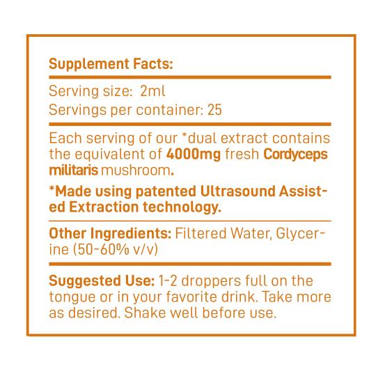 Nuvedo Cordyceps Mushroom Liquid Extract