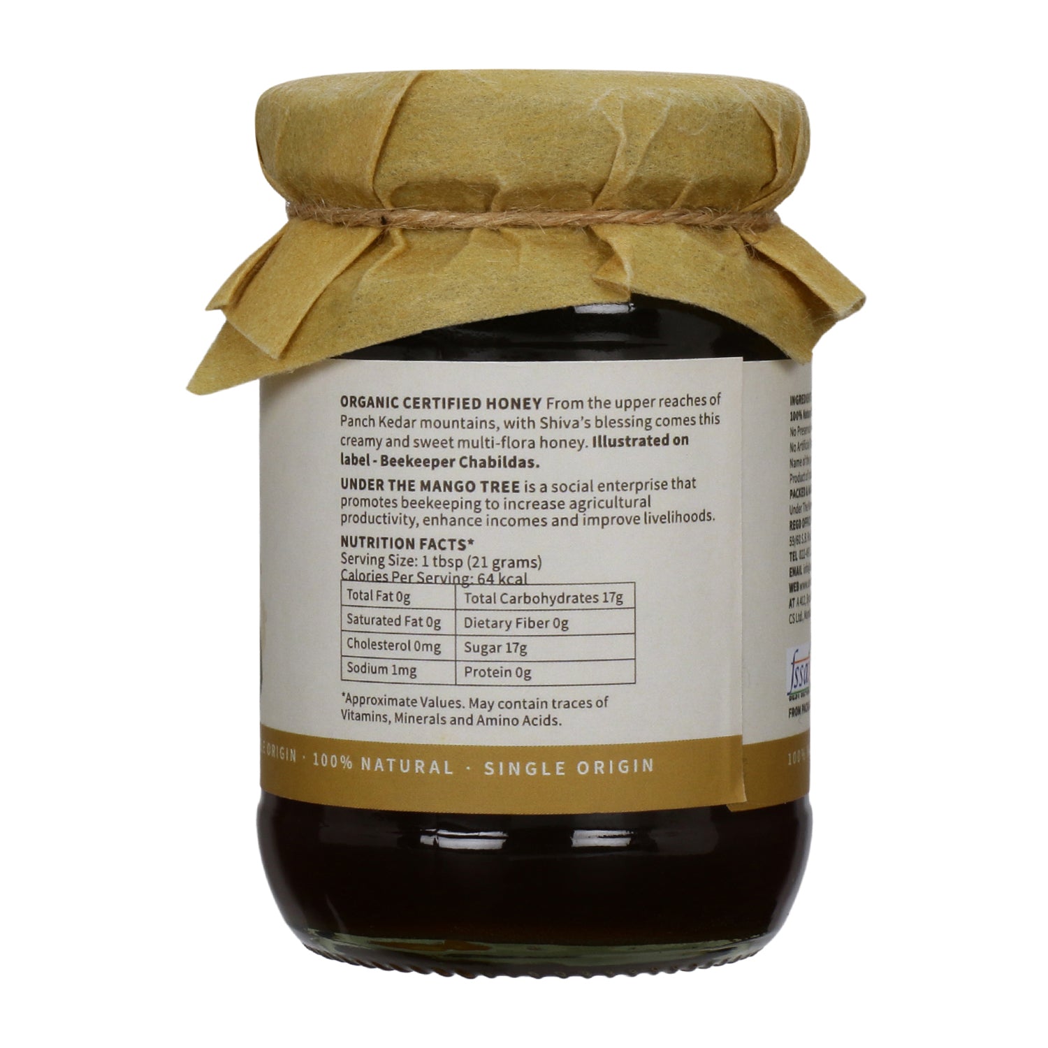 Under The Mango Tree- Organic Certified Honey