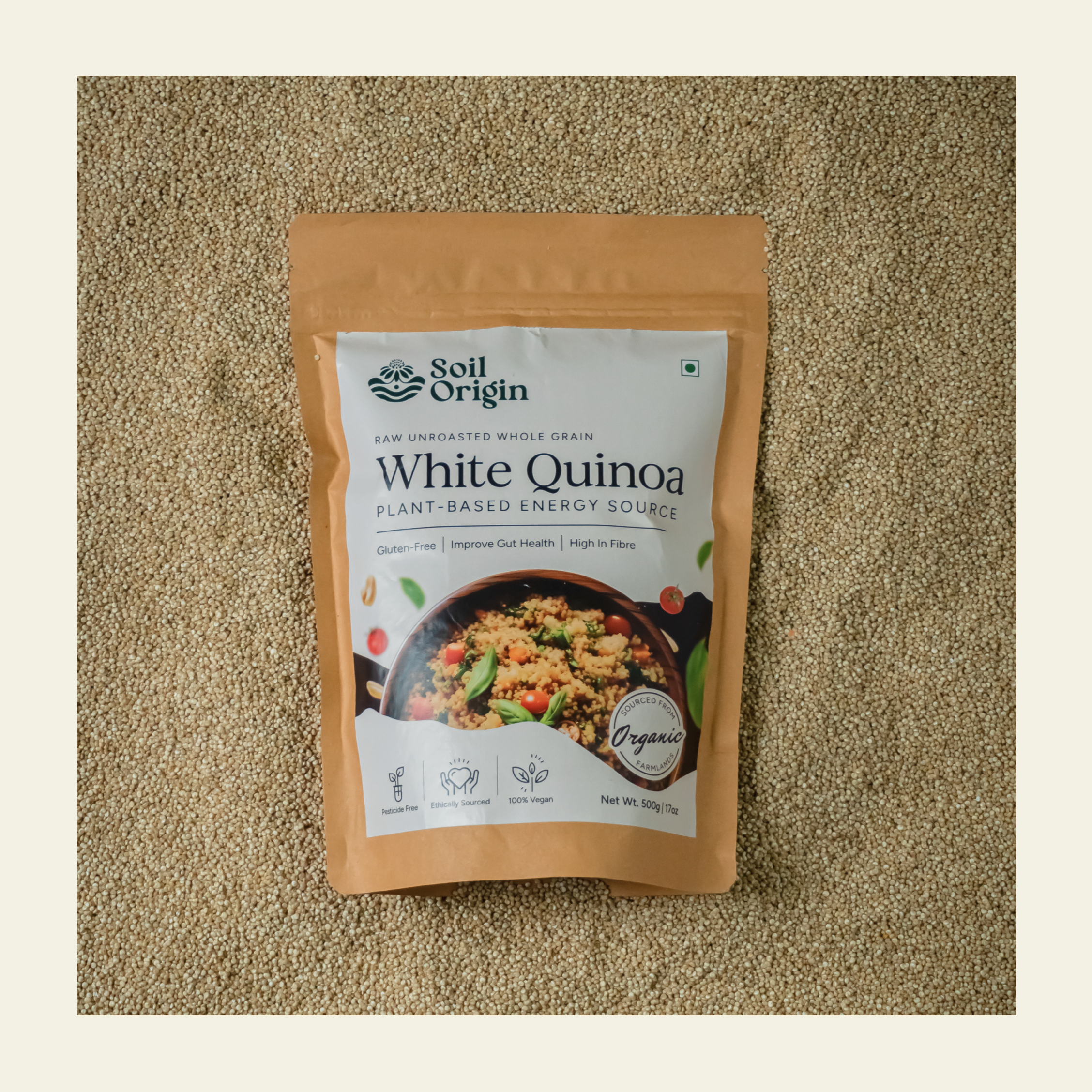 Soil Origin Quinoa Whole - 500 Gm