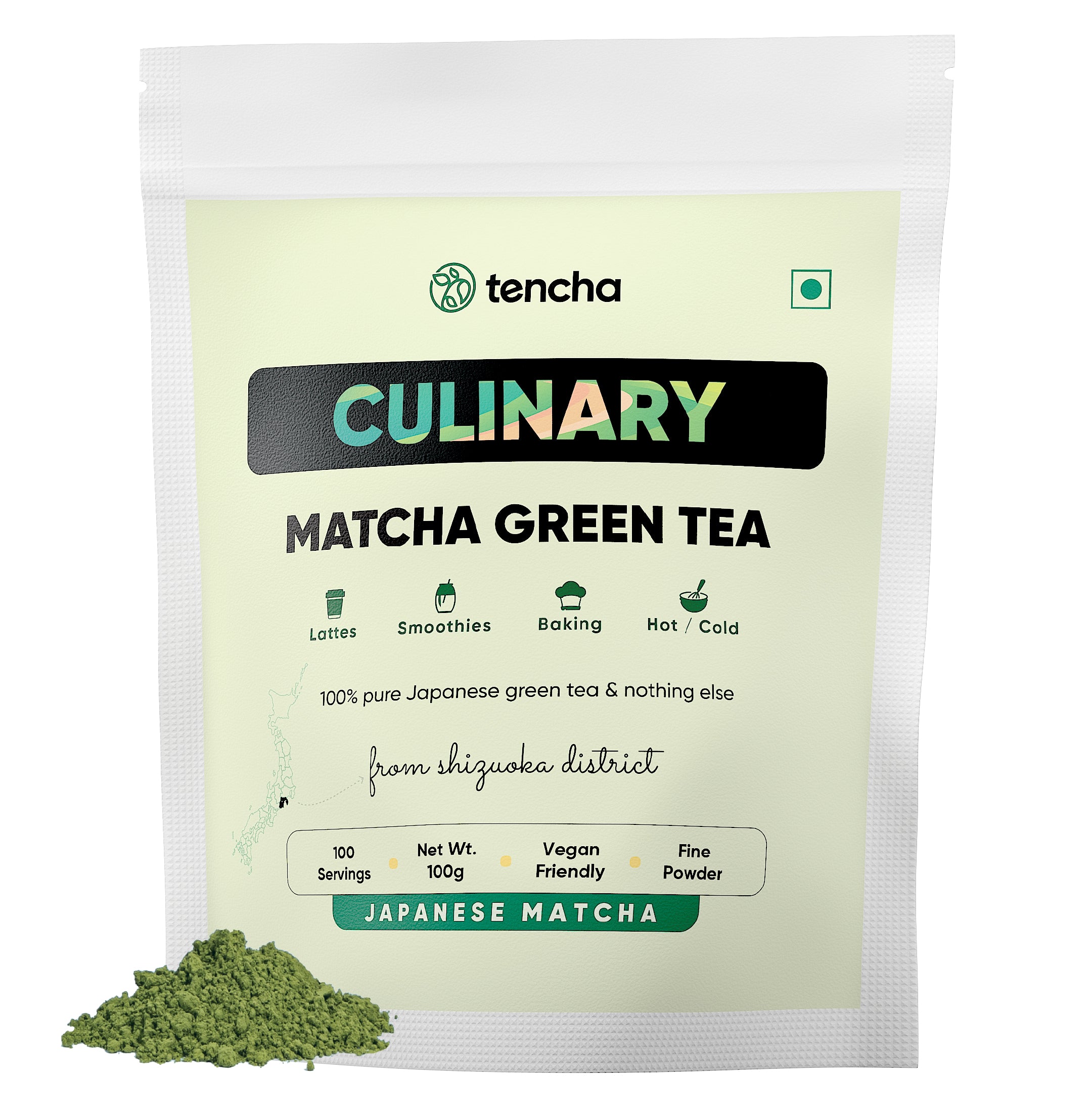 Tencha Culinary Matcha 100 GM, Pack of 1