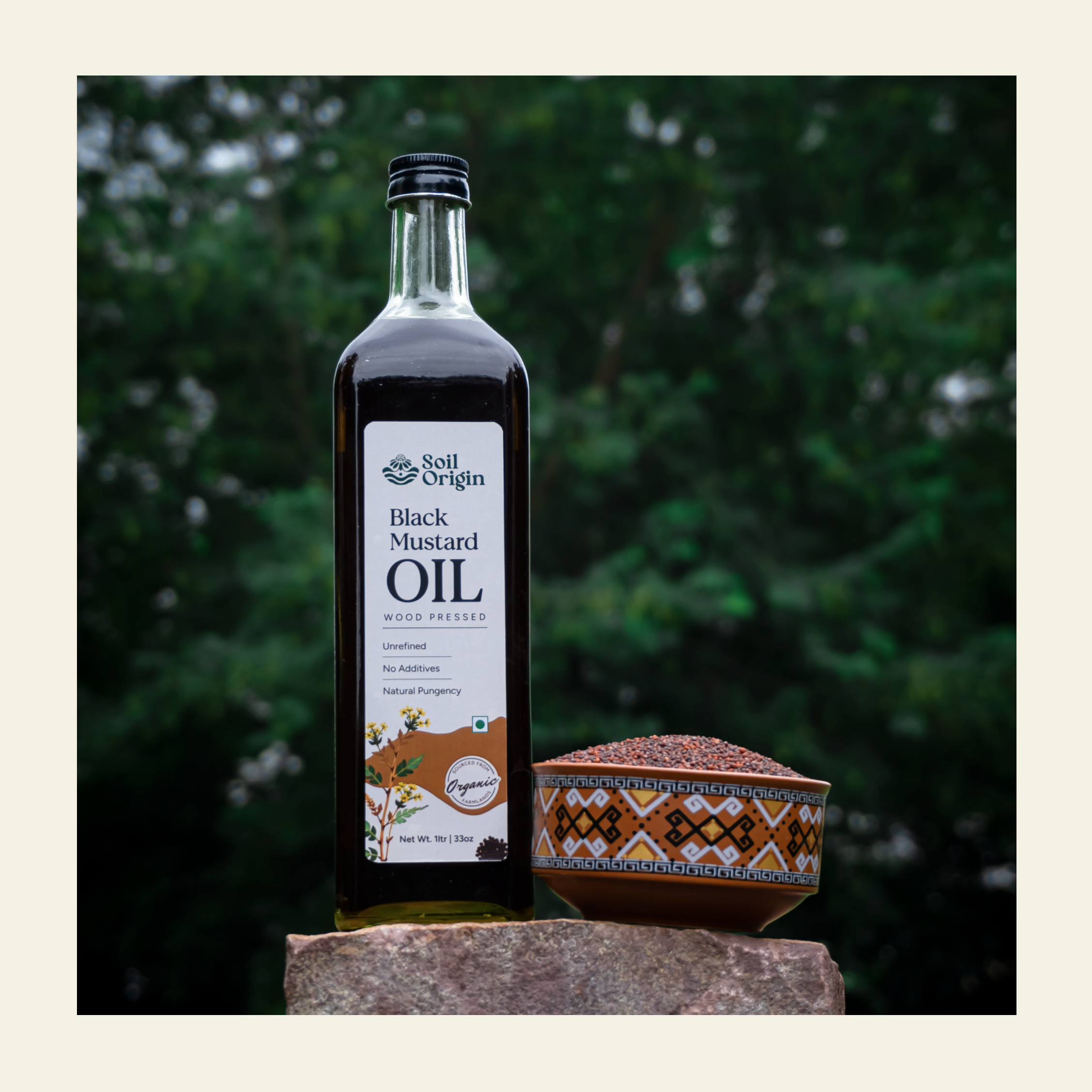 Soil Origin Wood Pressed Black Mustard Oil