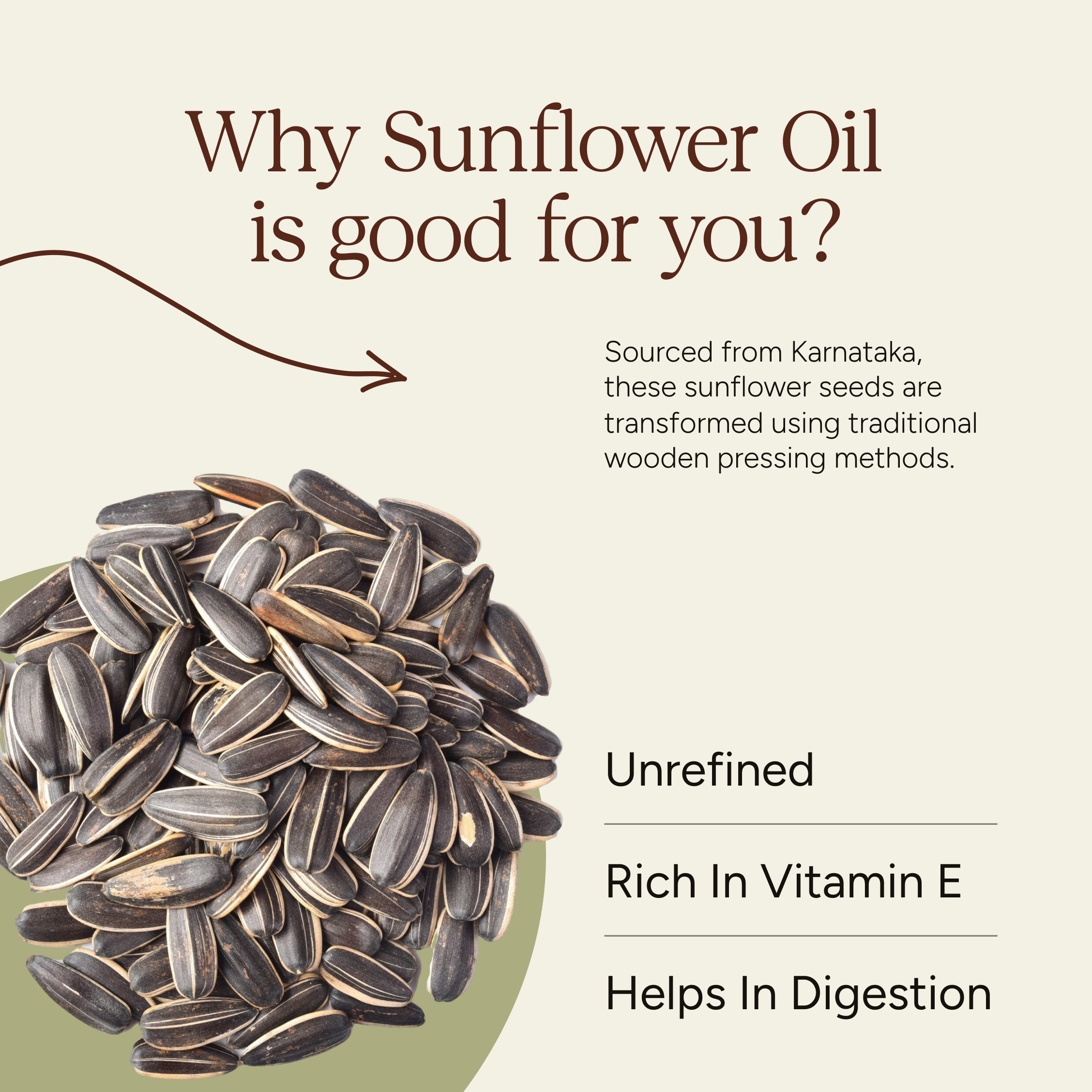 Soil Origin Wood Pressed Sunflower Oil