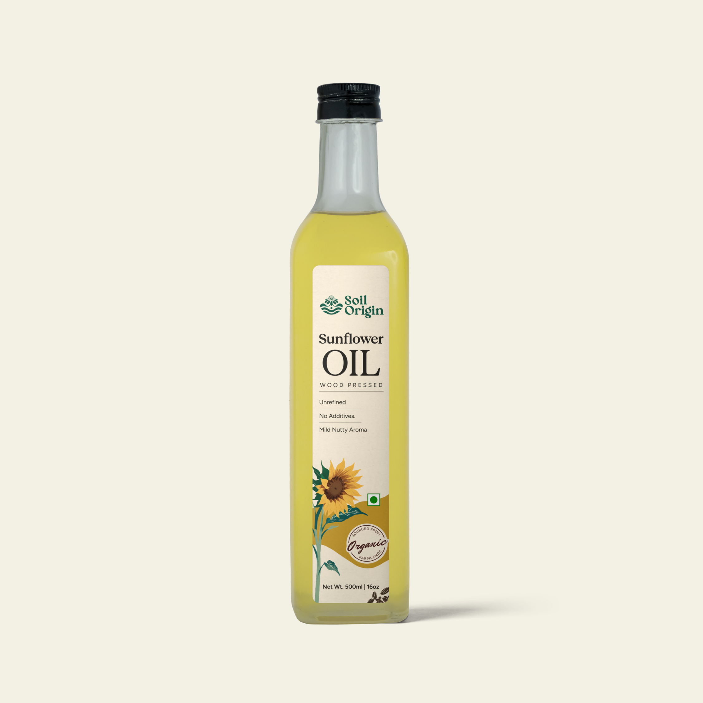 Soil Origin Wood Pressed Sunflower Oil