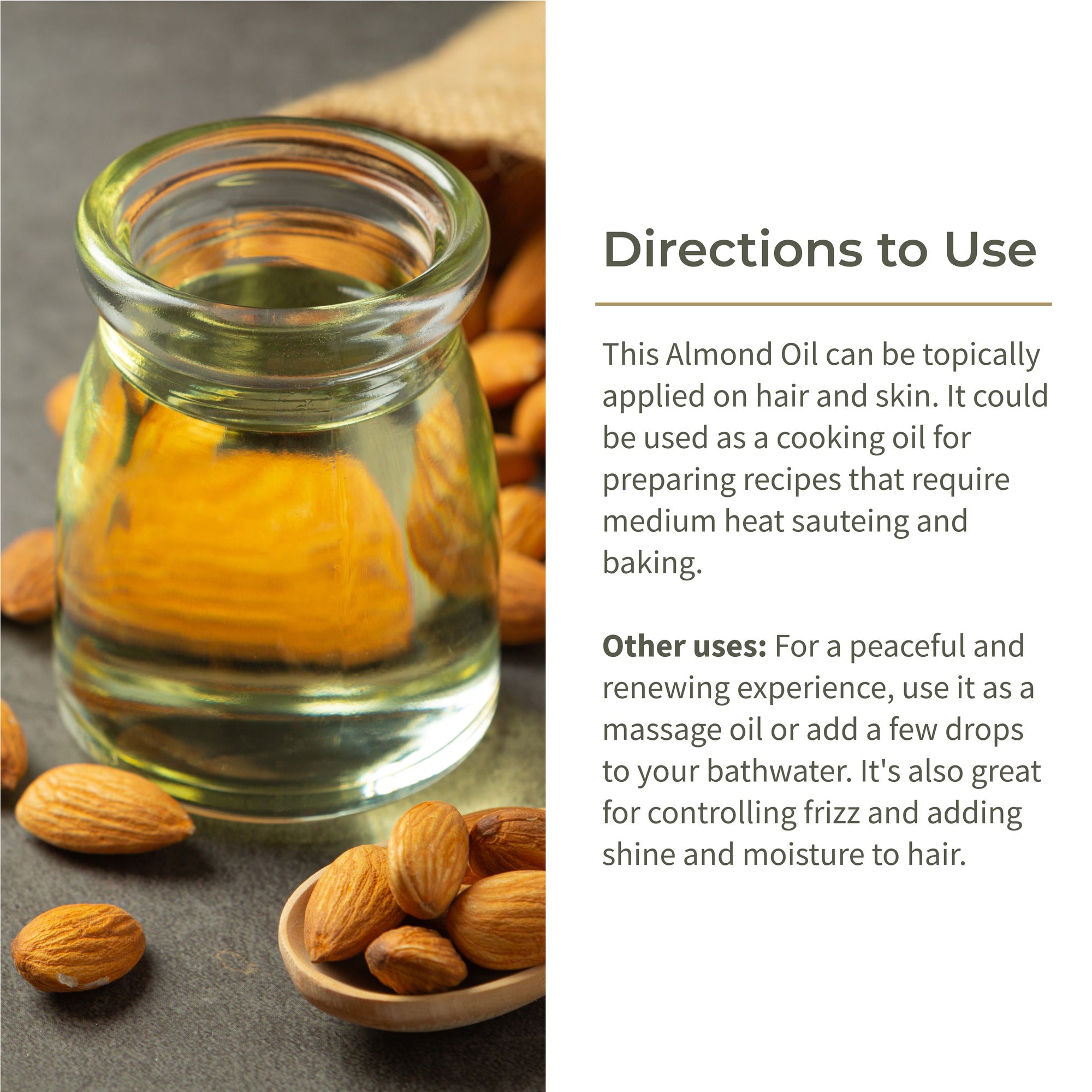 Ecotyl Cold-Pressed Almond Oil (Sweet)- 100g