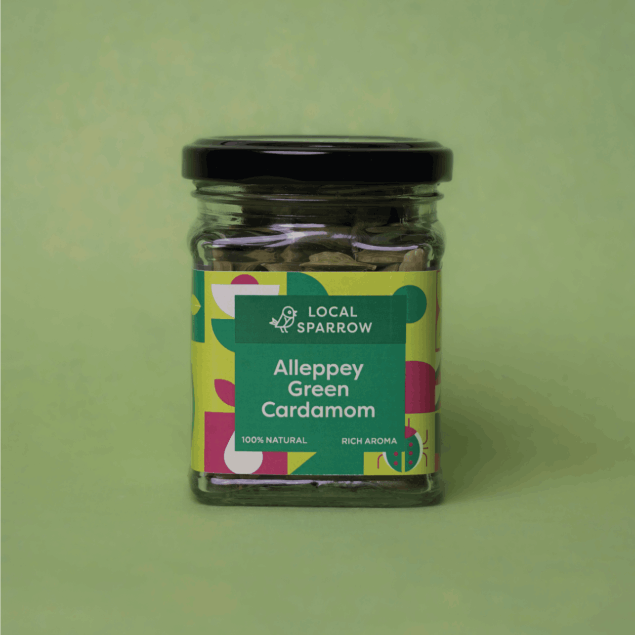 Local Sparrow|Alleppey Green Cardamom | 75 g