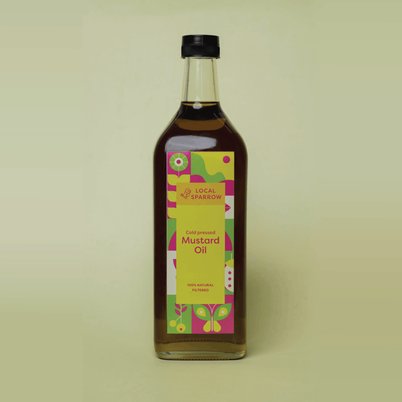 Local Sparrow| Cold Pressed Mustard Oil | 1 Litre