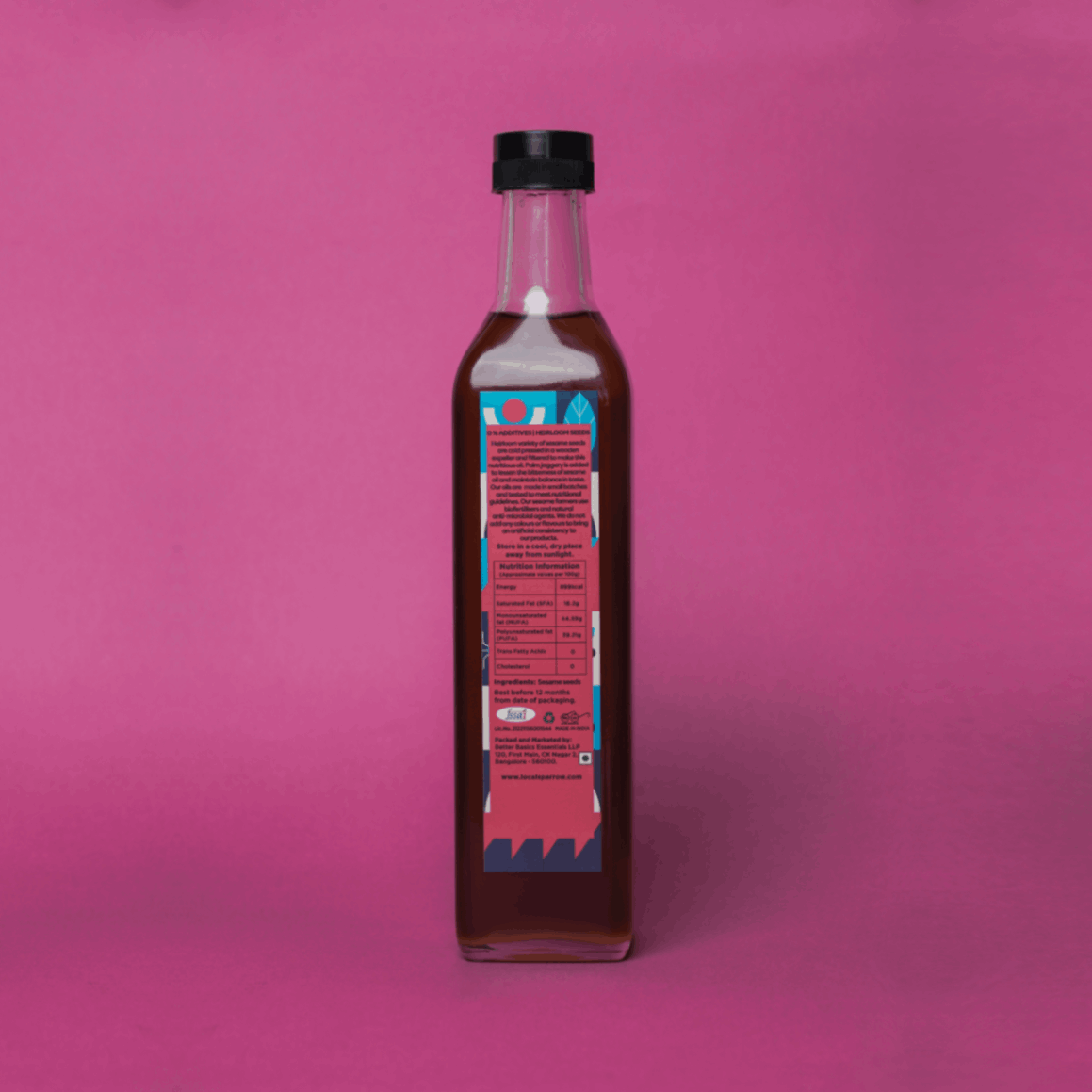 Local Sparrow| Cold Pressed Sesame Oil | 500 ml