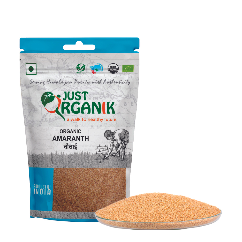 Just Organik Organic Amaranth 1kg(pack of 2, 2x500g)