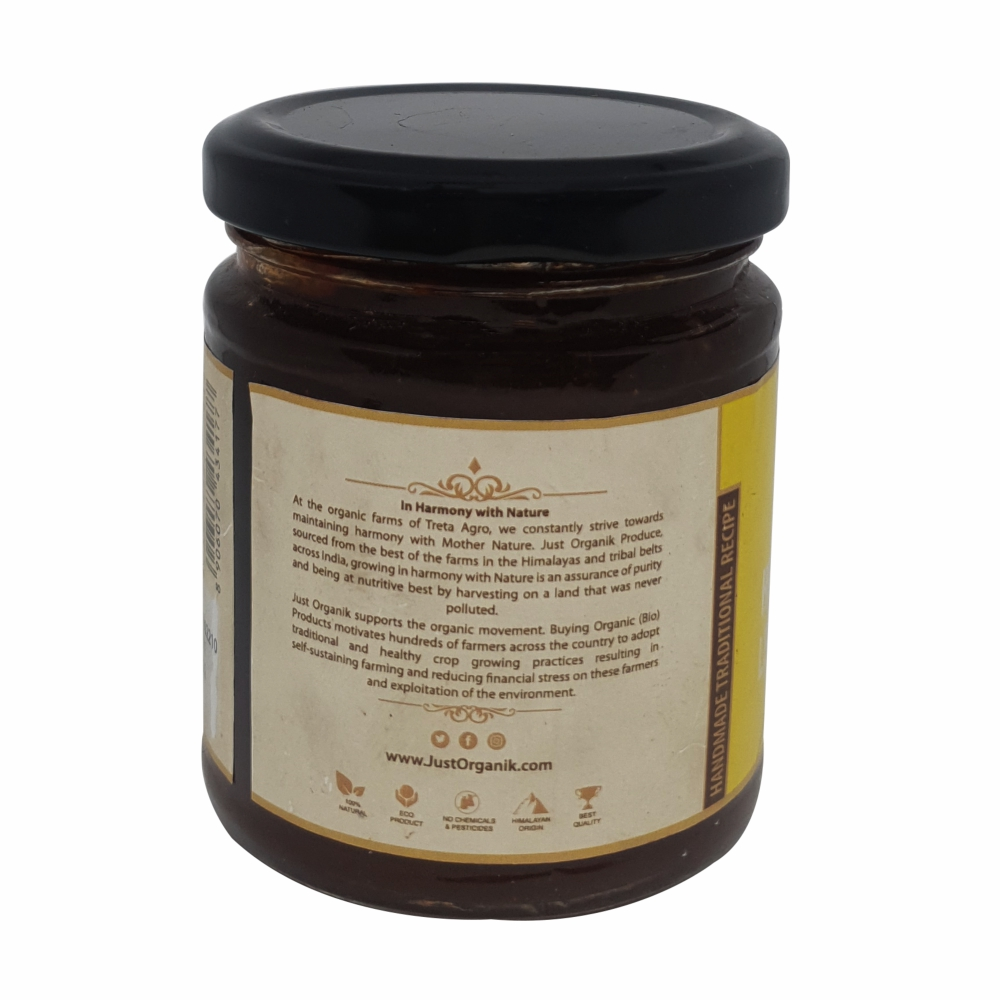 Just Organik Lemon Chutney 500G (pack of 2, 2x250g)