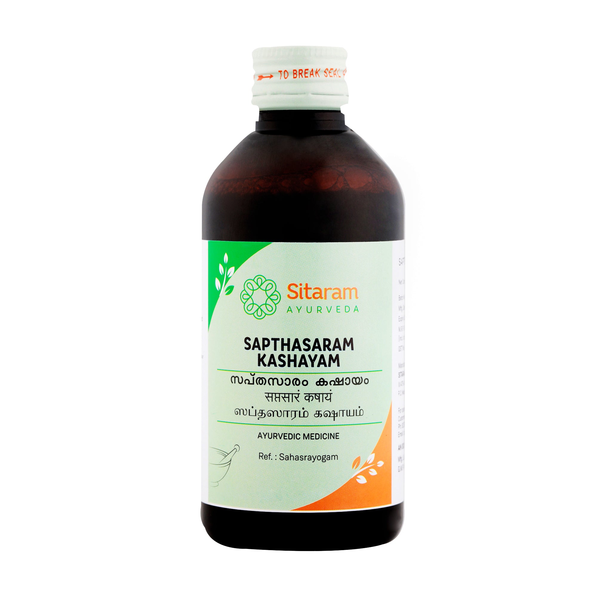 Sitaram Ayurveda Sapthasaram Kashayam 200Ml - Pack Of 2 (Prescription